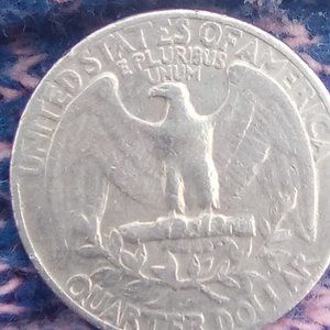 1965 no midday on it quarter $0.25 piece